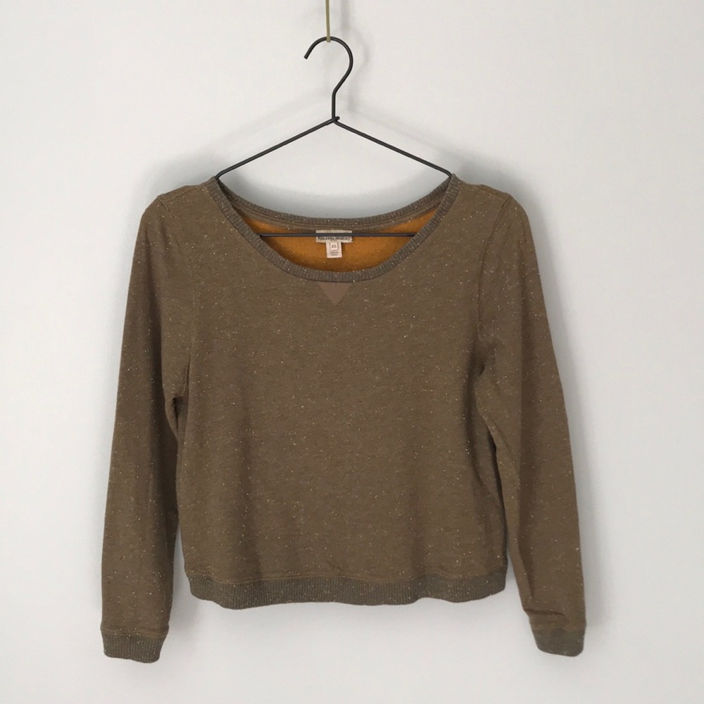 Anthropologie Holding Horses cropped sweatshirt